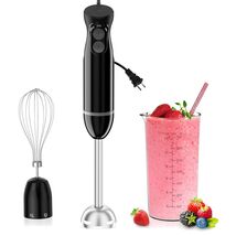 Powerful Handheld Blender Set with Stainless Steel Blades &amp; Egg Whisk At... - $49.45