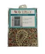 Waverly Paisley Paisley Verveine Bayberry One Rod Pocket Tier Pair 26&quot;x 36&quot; - €33,60 EUR