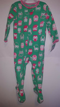 Child Of Mine Toddler Girl&#39;s Pajama One Piece Fleece Size 24M  NWT Owls - £7.94 GBP