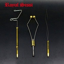 Royal Sissi 3pcs practical fly tying tools Rotary whip finisher built-in half hi - £66.26 GBP