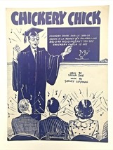 1945 Chickery Chick Novelty Song Sylvia Dee Sidney Lipman Vintage Sheet Music - £8.52 GBP