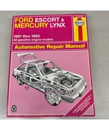 Haynes Automotive Repair Manuel 36016 Ford Escort &amp; Mercury Lynx 1981-1990 - £11.04 GBP