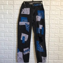 Lee Relaxed handmade distressed bandana patch jeans size S *see measurem... - £36.58 GBP