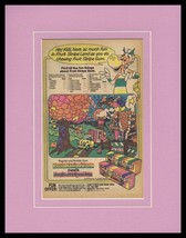 1979 Life Savers Fruit Stripe Gum Framed 11x14 ORIGINAL Vintage Advertis... - £31.27 GBP