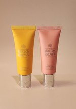 Molton Brown Set of 2 Hand Creams: Delicious Rhubarb &amp; Rose + Flora Luminare - £29.56 GBP
