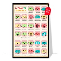 Spanish How Are You Feeling Poster Mental Health Posters for Classroom - £12.82 GBP