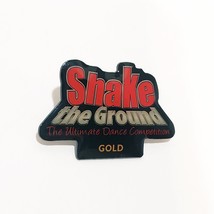 Shake the Ground the Ultimate Dance Competition Lapel  Hat Pin 1&quot; Gold - £9.49 GBP