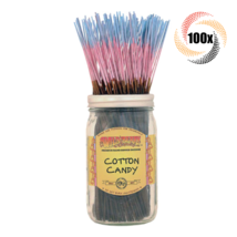 100x Wild Berry Cotton Candy Scent Incense Sticks ( 100 Sticks ) Wildberry - £14.44 GBP