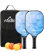 Fastes Pickleball Paddles Set Of  2 USAPA Approved Lightweight With 4 Ba... - £14.17 GBP