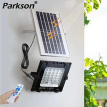 Motion Sensor LED Solar Wall Light Sunlight Dimming Remote Control Human  - $66.01+