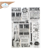 Let&#39;s Stick Together Stamp Set. Eliz Craft Designs Get Creative CS291 CL... - $13.00