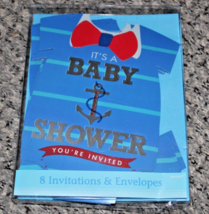 Novelty Invitations It&#39;s a Baby Shower Celebration Set of 8 Amscan - £5.35 GBP