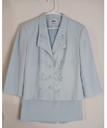 Vintage Leslie Fay Dresses Blazer And Skirt Set Floral Design Women&#39;s Si... - $536.80 MXN