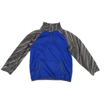 Gymboree Gymgo 1/4-Zip Active Pullover Boys Size M 7/8 Blue/Gray - $276.80 MXN