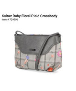 Koltov Ruby Floral Plaid Crossbody - £27.46 GBP