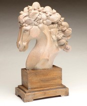 AA Importing Horse Head With Sea Shell Mane Statue - £72.80 GBP