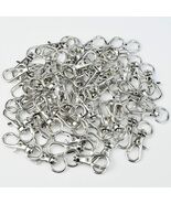 Lobster Clasps 50 Pcs Claw Clasp Bracelet Necklace Jewelry DIY Silver Zy... - €12,93 EUR