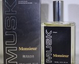 Musk Monsieur By Dana 4.0 oz Eau De Cologne Splash Brand New Sealed - $29.70