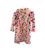 Arctic Paw Girls 10-11Y Unicorn Print Hooded Plush Robe Pockets Cozy - $10.00