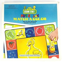 Vintage 1981 Sesame Street Match a Color PreSchool Educational Game - $24.03