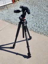 Manfrotto 290 Dual Tripod w/  3-Way Pan / Tilt Head MH804-3WUS Aluminum ... - $197.99