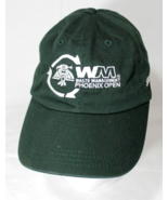 Waste Management Phoenix 2011 Open Green Baseball Cap Hat Hook &amp; Loop Se... - $17.56