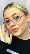 Vintage Silhouette Ultra-Light 49mm Clear Green Women&#39;s Eyeglasses - $187.72 MXN