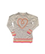 Cat and Jack Girls Sweater size 4/5 Pullover Rainbow Heart Long Sleeve Knit - $198.93 MXN