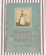 Baker&#39;s Best Chocolate Recipes 1932 advertising cookbook booklet Walter ... - $96.46 MXN