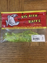 Big Bite Baits Curl Tail Grub Chartreuse - $87.88