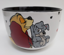 Disney Lady and the Tramp Soup Coffee Mug Cup LOVE Handle Large 20oz - £31.11 GBP