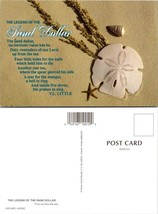 Legend of the Sand Dollar Poem Starfish V.L. Little Mike Marsala VTG Postcard - £7.42 GBP