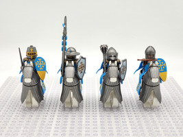 Crusader Army The Mounted Knights of Jerusalem 8pcs Minifigures Building Toy - £16.11 GBP