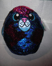 Jenni Seal Shimmeez Series 3 Blue/Silver Colorshift Sequins Plushie - £11.60 GBP