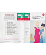 Singer No. 106 Sewing Library Book &quot;How To Measure, Alter, and Fit&quot; Mint... - $26.73 CAD