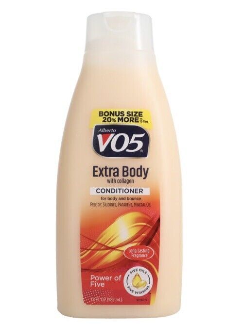 VO5 Volumizing Hair Conditioner For Body & Bounce Extra Body W Collagen 18 Fl Oz