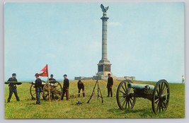 Union Artillery Crew N.Y. State Monument Antietam Battlefield Maryland Postcard - £10.85 GBP