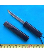 1 Philippine handmade knife in Kamagong scabbard  3 inch blade - $13.67