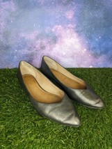 Corso Como Julia Metallic Bronze Leather Flats Loafers Women&#39;s Shoes Size 7.5 - £9.94 GBP