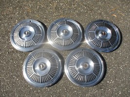 Factory original 1965 Plymouth Fury 14 inch hubcaps wheel covers - $69.78