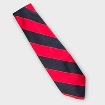 GIVENCHY Vintage navy &amp; red diagonal stripe tie preppy - $24.19