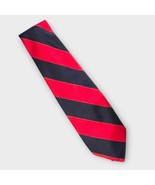 GIVENCHY Vintage navy &amp; red diagonal stripe tie preppy - $24.19
