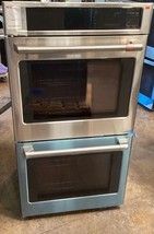 GE Cafe 27 Inch Smart Double Electric Convection Oven CKD70DP2N3S1 - $2,236.13