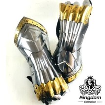 Medieval Knight Gauntlet Functional Armor Gloves Cosplay gift item new - £107.65 GBP