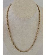 Vtg 20 1/2&quot; Long Monet Goldtone/Silvertone Chain Link Necklace Costume J... - $546.53 MXN
