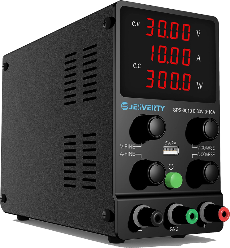  Switching DC Regulated Bench Power Supply with High Precision 4-Digit L... - $94.03