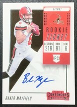 2018 Panini Contenders Baker Mayfield Rookie Ticket Facsimile Autograph Reprint - £3.00 GBP