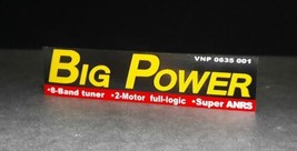 1 New &quot;Big Power&quot; Door Decal Sticker for JVC RC-M90 Stereo Boombox Ghett... - $14.95