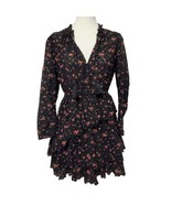 Ulla Johnson Josette Dress Size 4 Black Floral Eyelet Embroidered Whimsi... - $305.65 CAD