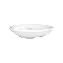 Wilkie New Bone Porcelain Round Divided Dish 10cm - $21.32 CAD